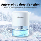 Dehumidifier for Home Small Quiet Dehumidifiers for 44OZ Water Tank Auto Defrost and Shutoff 10 Colors Light 4 Timer Options