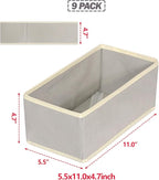 DIOMMELL Foldable Cloth Storage Box Closet Dresser Drawer Organizer Fabric Baskets Bins Containers Divider for Clothes Underw