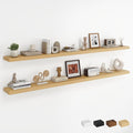 Dreamland 72Inch Floating Shelves for Wall, Rustic Wooden Storage Shelf for Living Room, Kitchen, Farmhouse, Wall Mounted Dis