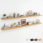 Dreamland 72Inch Floating Shelves for Wall, Rustic Wooden Storage Shelf for Living Room, Kitchen, Farmhouse, Wall Mounted Dis