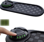 2026 Upgrade Anti Slip Mat for Car Dashboard,Multifunction Car Anti-Slip Mat Auto Phone Holder,Car Antis Slips Mats with Temp