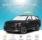 KMF 8pcs Thicken Full Sun Shades for Kia Sorento 2021-2025 Accessories,Car Window Covers Sunshade for Windshield Side Rear, Sun Visor UV Block and Privacy Blackout for Camping Outdoor