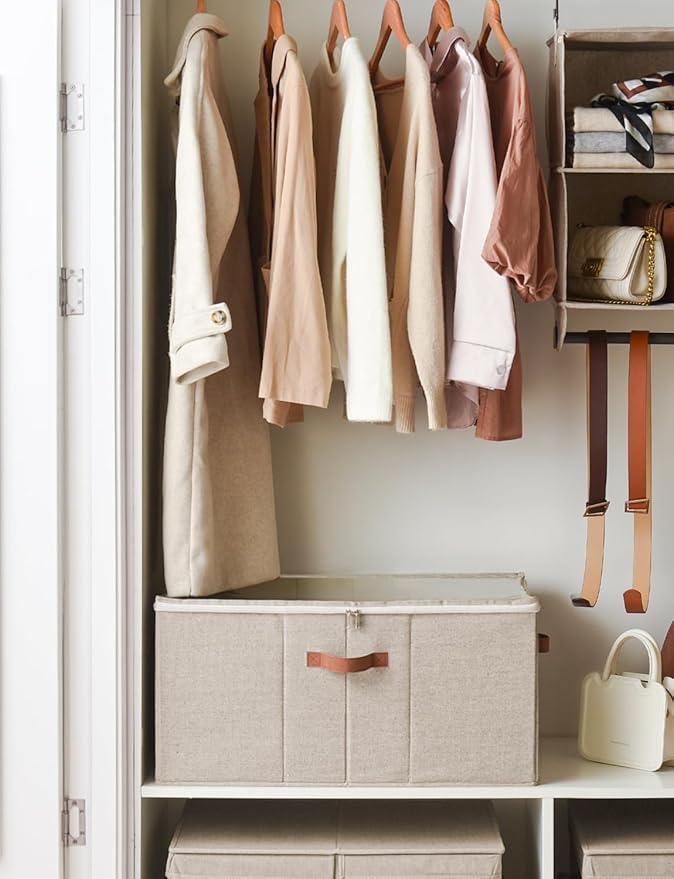 StorageWorks Under Bed Storage with Lid with Shoe Organizer for Closet
