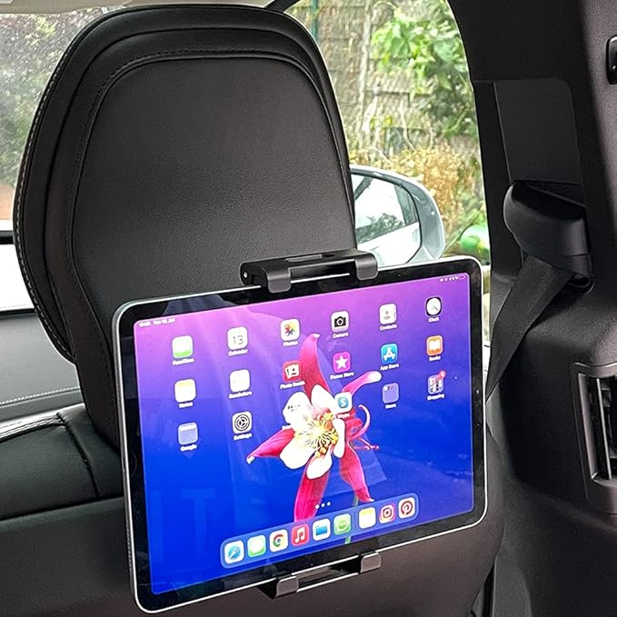 Car Tablet Holder Compatible for Volvo XC90 XC60 V90 V60 S90 S60 (Model 2017 or Newer), Back Seat Headrest Mount Compatible with All iPad Pro Air Mini, Galaxy Tabs, 4.7-12.9" Tablets