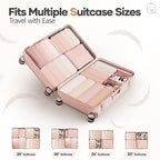 Veken 9/11 Set Compression Packing Cubes for Travel Essentials,Compressible Expandable Large Luggage Suitcase Organizer Bags 
