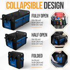 FORTEM Trunk Organizer For SUV Car Organizer and Storage, Collapsible Multi-Compartment Storage Bag Car Accessories for Women