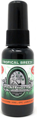 BluntPower (Tropical Breeze Green, 1 Pack) Concentrated Air Freshener for Room and Car Spray - Oil-Based Diffuser Spray Bottl