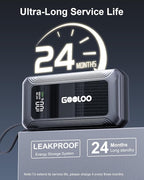 GOOLOO G7 3000A Jump Starter with Built-in Cable,Portable Power Bank for 45W Fast Charging,12V SuperSafe Lithium Jump Box,