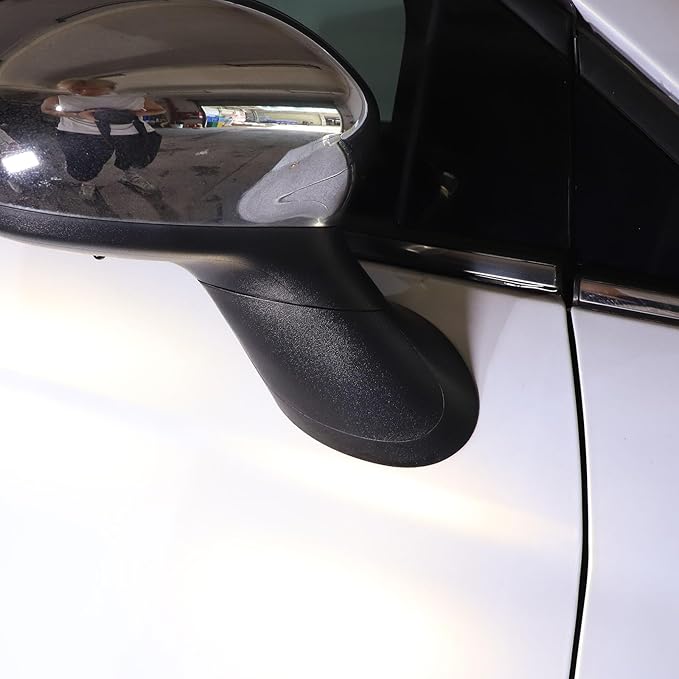1 Pcs Side Mirror Arm Cover,Left/Right Mirror Stem Cap,Fit for Fiat 500/Fiat 500 Convertible/Abarth 595/Abarth 695 735450654 735450655 0735642839,Car Mirror Cover Housing,Replacement (Right)