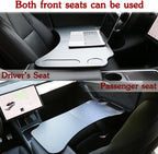 for Tesla Model Y 3 Food Tray Desk for Laptop Foldable Car Table for Eating Travel Multipurpose Tray for Driver Accessories