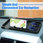 Yulejo Extra Large Dashboard Mat for Car Dashboard Accessories, Anti Skid Car Pad Compatible with All Smartphone Car Non Slip