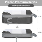 Compression Packing Cubes for Travel, Lightweight Vacation Travel Essentials, Travel Accessories for Suitcase Organizer Bags 