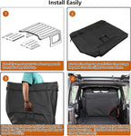 Hard Top Freedom Top Panels Storage Bag for All 2007-2025 Jeep Wrangler JK JKU JL JLU Sports Sahara Freedom Rubicon Unlimited Gladiator JT 2 and 4 Doors