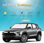 KMF 6pcs Thicken Full Sun Shades for Chevy Trailblazer 2021-2025 Accessories,Car Window Covers Sunshade for Windshield Side Rear, UV Block and Blackout Privacy for Car Camping Outdoor