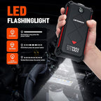 Acmount P100 Car Jump Starter, 5000A Peak Lithium Jump Starter Battery Pack for Up to 10.0L Gas or 8.0L Diesel Engine, Safe