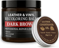 Leather Color Restorer, Leather Recoloring Balm, Scratch Remover, Leather Dye, Leather Paint with Leather Conditioner, Leathe