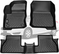 VIWIK Ford Focus Floor Mats for 2012-2018, All Weather Protection, TPE, Custom Fit 1st & 2nd Row, Car Floor Mats Ford Focus, Non-Slip, Waterproof, Easy to Clean, Odorless, Full Coverage