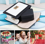 KElofoN Jewelry Case & Box Organizer - Small, Mirrored, for Girls & Women (Black-5)