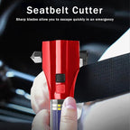 Car Glass Breaker Hammer with Flashlight, Multi-Function Rechargeable Emergency Escape tools with Window Breaker and Seatbelt