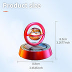 Kwak's Car Air Freshener Little Deer Solar Air Freshener Diffuser for Car Interior Dashboard Autorotation Decoration Accessor