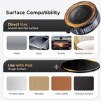 UGREEN Car Phone Mount for MagSafe [22xN52 & 80 LBS] 3600gf Magnetic Phone Holder Vacuum Suction with 360°Rotatable Dashboard Windshield Compatible with iPhone 17 16 15 14 13 12 Plus Pro Max Series