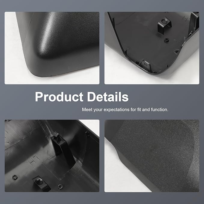 Driver Side Mirror Cover for Wrangler JL 2018-2023, Gladiator JT 2020-2025, Replace 68361961AA Left Side Rearview Mirror Cap