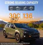 300lbs Lockable Roof Rack Cross Bars Fit for Subaru Crosstrek Wilderness 2024 2025 2026, Aluminum Heavy Duty Roof Rails Crossbar for Rooftop Cargo Bars Luggage Bike Kayak Snowboard Racks