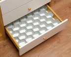 Drawer Splitter 16-piece Set Adjustable Honeycomb Organizer Tie Sock Organizer Underwear Panties Cosmetic Sorter (Grey)