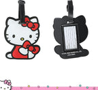 Hello Kitty Passport Holder and Luggage Tag Set Official License, Sanrio Passport Cover and Bag Tag