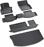Floor Mats & Cargo Liner for 2024 2025 Mazda CX-90 CX90 PHEV 8 Seats（Not Suitable for 6 & 7 Seats） TPE All Weather Protection 3 Rows Car Floor Liners & Trunk mat for CX 90