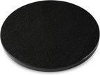 Koville Black Marble Lazy Susan for Kitchen Counter, 16'' Marble Turntable for Dinning, Lazy Susan Organizer for Cabinet, Ser