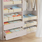 DIMJ Drawer Organizer Clothes Storage- 18 Pack Baby Dresser Organizer for Nursery, Foldable Closet Drawer Organizer Bins for 