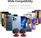 Coolpow【2 Packs 】Magnetic Phone Holder for car【Strong Magnet】phone holders for your car phone holder Mount for Car【4 Metal Plate】Universal Dash cell phone car mount for iphone Samsung car accessories