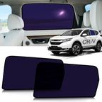 ZATOOTO Honda CRV Car Window Shade for Baby, Bluish-Purple Static Cling Car Shades for Back Window | Block Harsh Sunlight | UV Protection | Rear Window Sun Shade with Storage Bag | 2017-2022 |