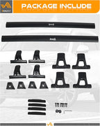 Snailfly Aluminum Roof Rack Cross Bars with Lock Fit for Honda CRV CR-V 2023-2026, 330lbs Crossbars Anti-Wobble & Wind Noise Reduction Heavy Duty Cargo Carrier Accessories