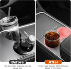 frani Center Console Cup Holder Designed for Tesla Model 3 2021-2023 Model Y 2021-2025,Tesla Interior Center Console Accessor
