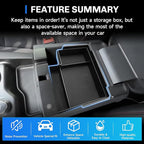SXCY [Double Layer for 2025 2026 Ford Explorer Center Console Organizer Tray for 2025 2026 Ford Explorer Accessories Center Console Tray 2025 2026 Explorer Armrest Console Organizer Tray