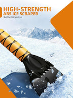 44" Snow Brush and Ice Scraper for Car Windshield, Extendable Snow Brush 360° Rotating Snow Removal Tool with Comfortable Foam Grip for Truck Vehicle Automobile Car (Yellow)