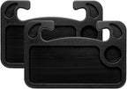 HARFINGTON 2 Pcs 2 in 1 Car Steering Wheel Tray Car Food Trays Auto Steering Wheel Under Table Desk for Eating Food Drink Laptop Writing Work, Black