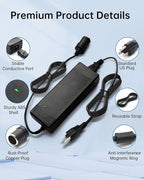 AC to DC Converter 180W 15A 110V to 12V Power Adapter with Fast Cooling Fan, Car Cigarette Lighter Socket Power Supply for Ca