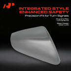 A-Premium Passenger Side Rearview Mirror Cover Cap - Compatible with Chevy Chevrolet Equinox & GMC Terrain, 2018 2019 2020 2021 2022 2023 2024 - Chrome