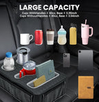 Car Cup Holder, Back Seat Cup Holder for Car, Truck Bed Organizer Boat Couch Bottle Holder Tray Expander Automotive Rear Seat