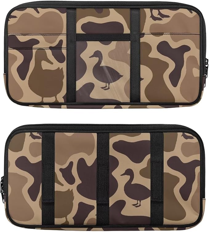 Duck Camo Car Sun Visor Organizer Multi-Pocket Sun Visor Organizer Personalized Car Interior Accessories Keep Tidy for Cars, Trucks & SUVs