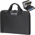 Accordion File Organizer with Combination Lock,Fireproof Expanding File Folder with Multi Pockets,13 Pockets Document Organiz