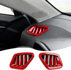 Dashboard Air Vent Cover, for kia k4 2024 2025 2026,Sport Interior Trim Accessories - Wine Red