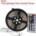 SUPERNIGHT LED Strip Lights 16.4FT SMD 5050 Waterproof 300LEDs RGB Flexible LED Light Strip Rope + 44Key IR Remote Controller for Bedroom TV Backlight Christmas Valentines(Not Include Power Adapter)