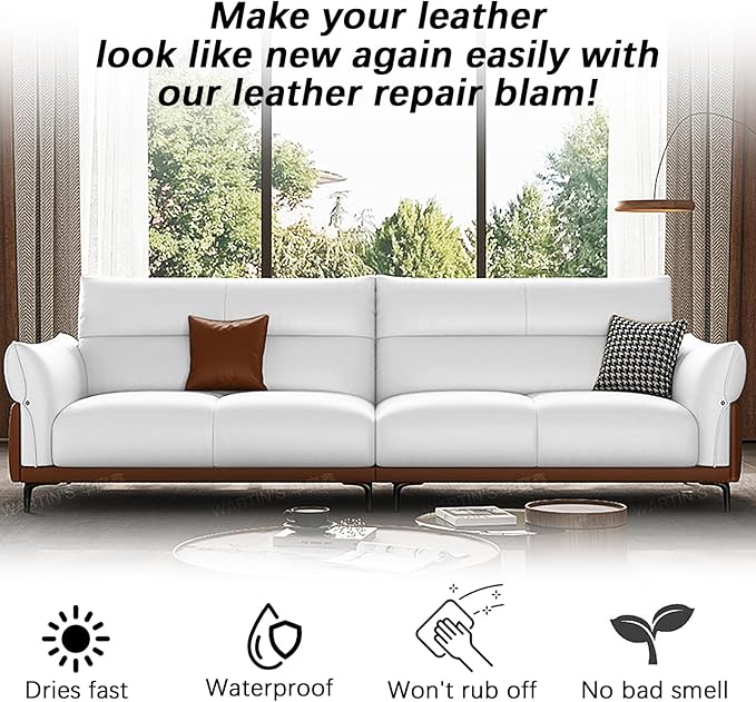 Leather Recoloring Balm, Leather Color Restorer Conditioner, Leather Restorer for Couches Paint, Leather Scratch Remover, Scr