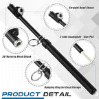Tallew 20 Pack Dual Head Tire Pressure Gauge Heavy Duty Air Pressure Tire Gauge for Auto Truck Car RV Van Gage Range 10-150PSI, 1-10Bar (Black)