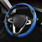 Carbon Fiber Steering Wheel Cover 3pcs Anti-Slip Car