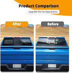 Hoolcar Windshield Sunshade Side Window Sun Shade Sunscreen Heat Insulation Rear Window Sun Visor Fit for Chevrolet Silverado Sierra GMC 2019-2024, 6PCs